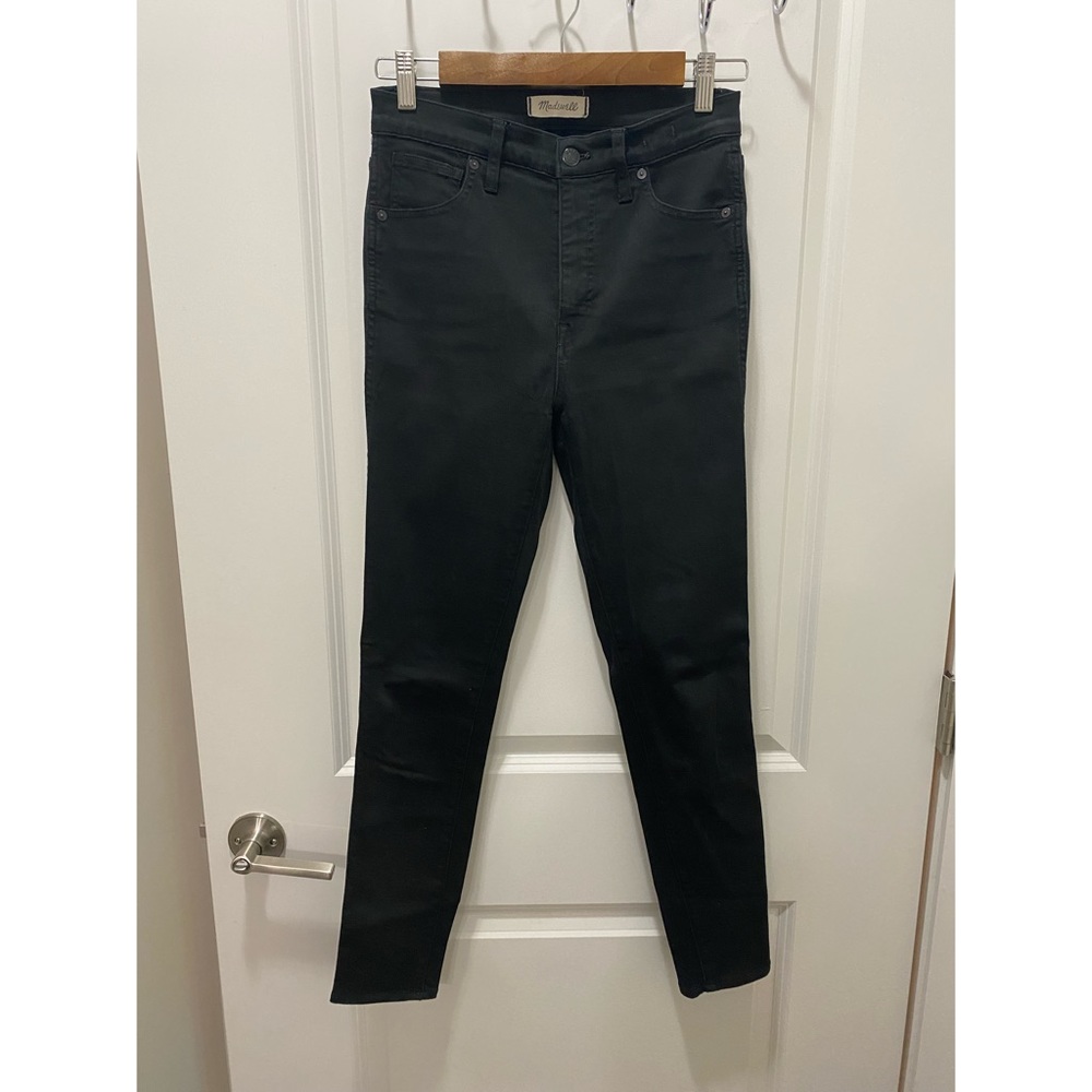 Madewell 10” High Rise Skinny Jean in Black